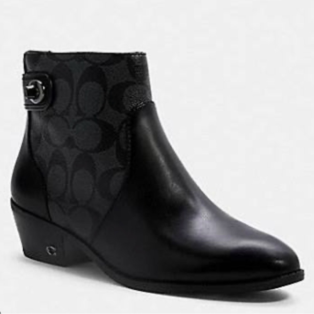 Coach Black Deni Bootie